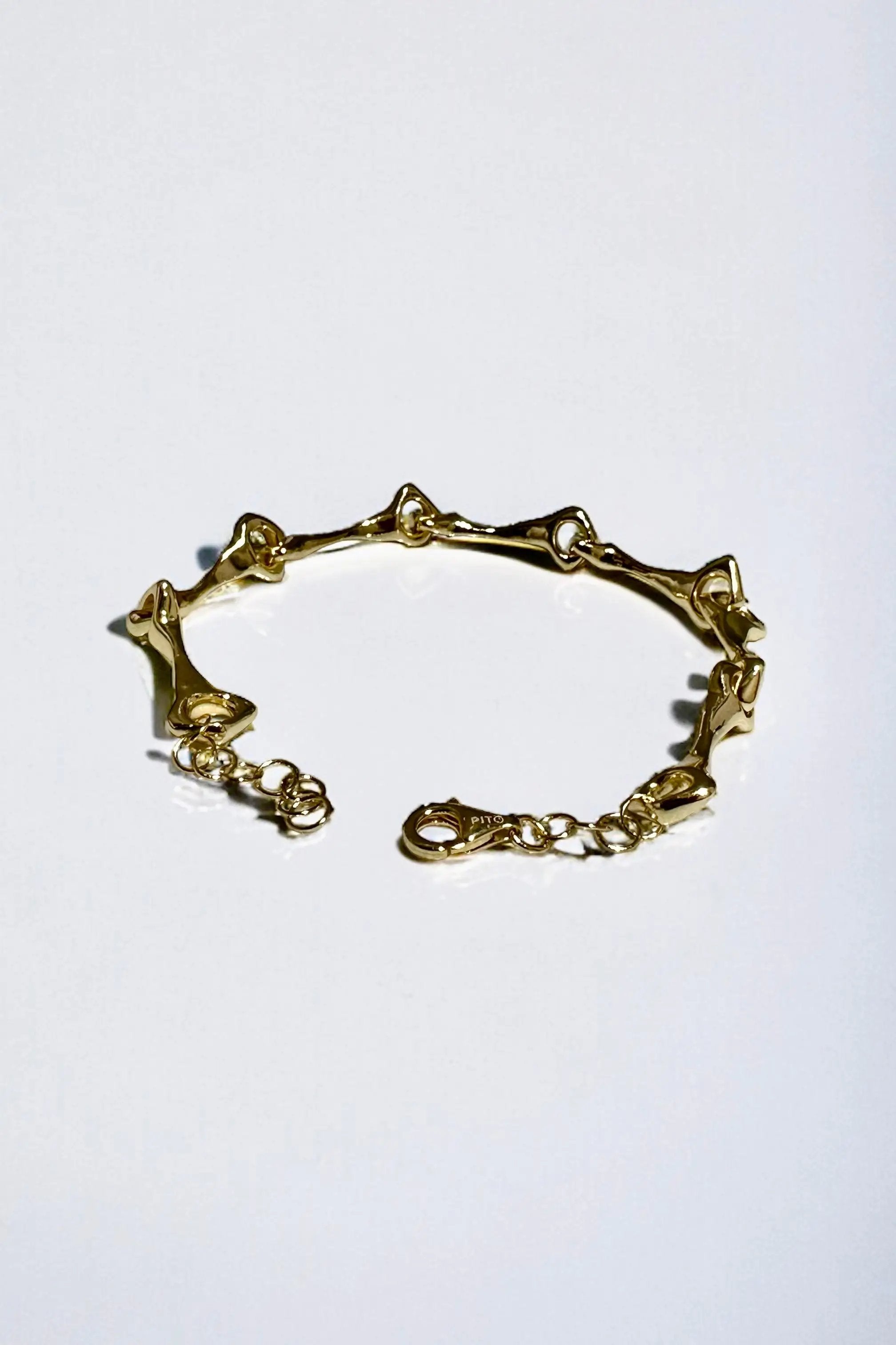 Bones, bracciale in argento 925