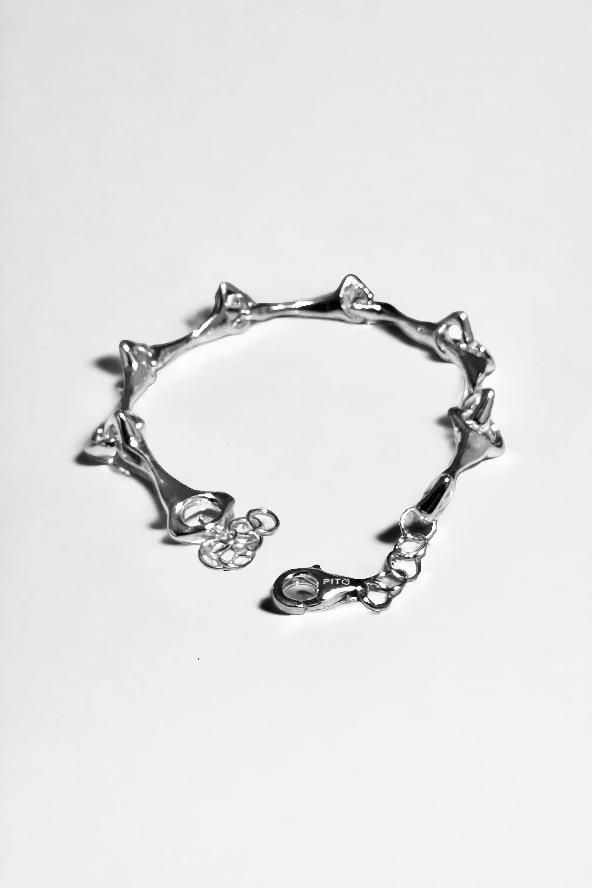 Bones, bracciale in argento 925