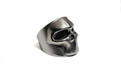 SilentSkull anello in acciaio inox 316L, stampato diretto 3D